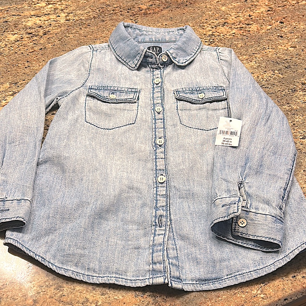 Gap jean shirt toddler